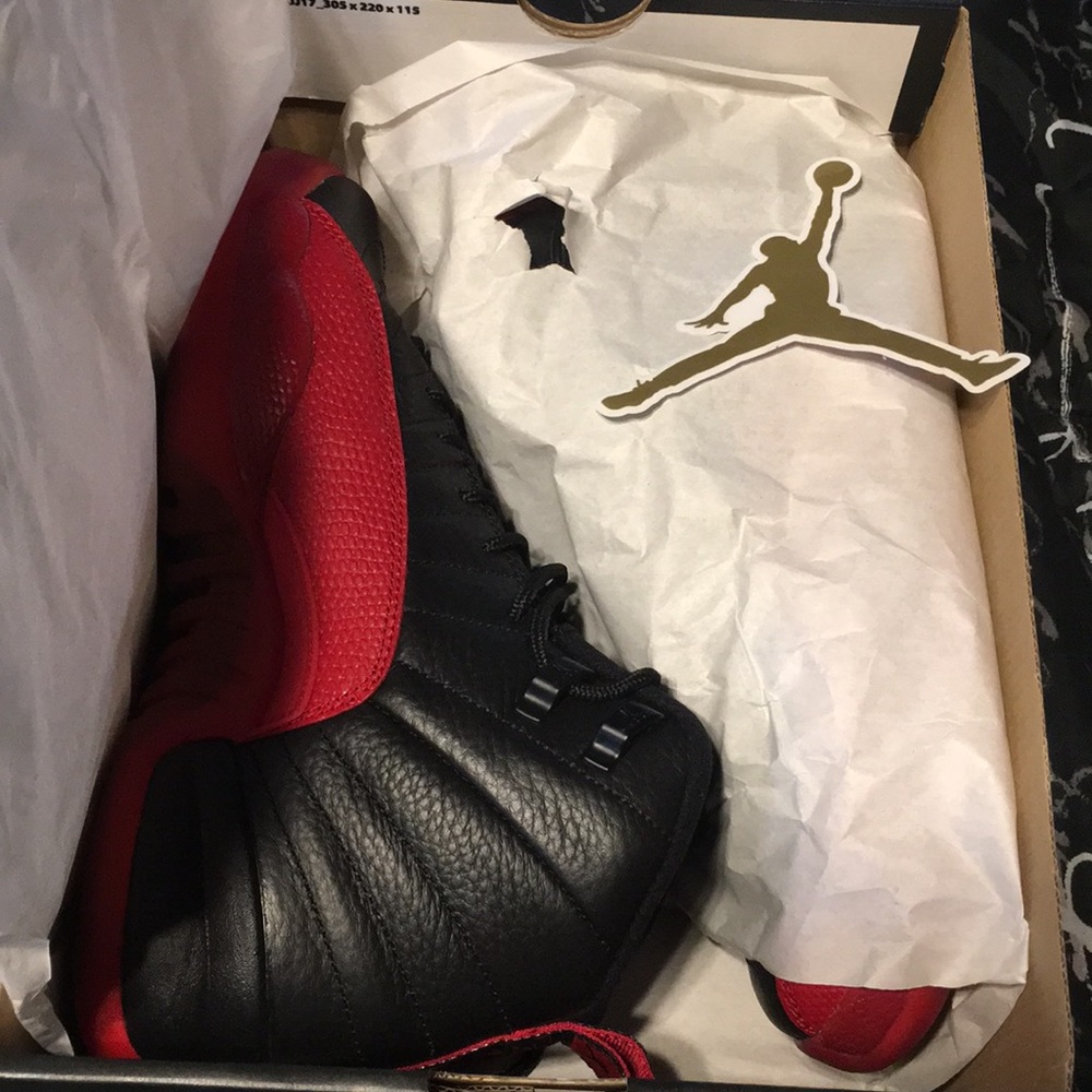 GS Air Jordan 12 Retro SZ 7 Flu Game 2016 release